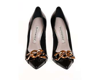 BRAVO MODA 0072/CZARNY LAKIER