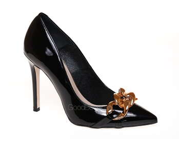 BRAVO MODA 0072/CZARNY LAKIER
