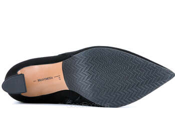 BRAVO MODA 2303/CZARNY ZAMSZ