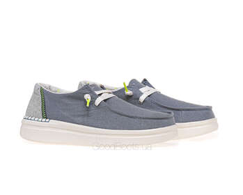 HEY DUDE CHAMBRAY ABYSS BLUE