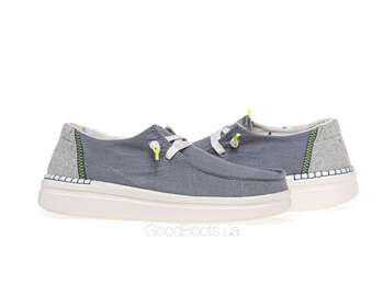 HEY DUDE CHAMBRAY ABYSS BLUE