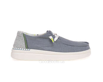 HEY DUDE CHAMBRAY ABYSS BLUE