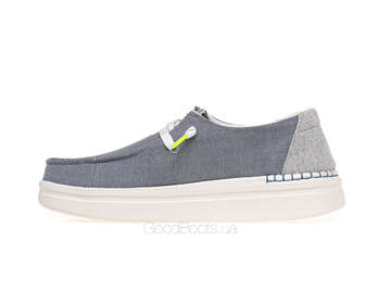 HEY DUDE CHAMBRAY ABYSS BLUE