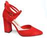 BRAVO MODA 1728/CZERWONY ZAMSZ