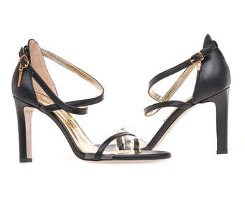 BRAVO MODA  0094/CZARNA SKORA