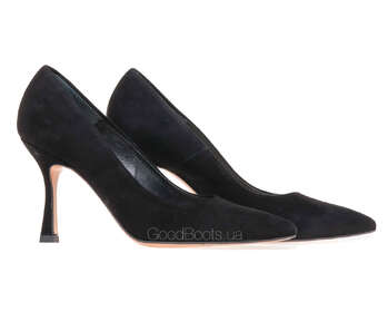 BRAVO MODA 0126/CZARNY ZAMSZ