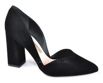 BRAVO MODA 1693/Czarny zamsz