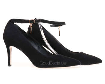 BRAVO MODA 0234/CZARNY ZAMSZ