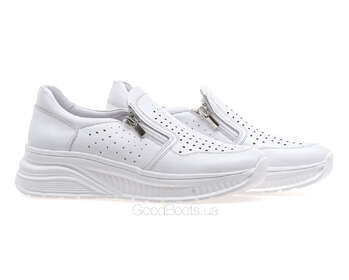 GOODBOOTS 8762-75-ST/WHITE LEATHER