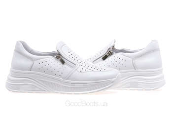 GOODBOOTS 8762-75-ST/WHITE LEATHER