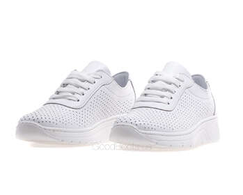 GOODBOOTS 8758-75-ST/WHITE LEATHER