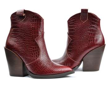 BRAVO MODA 2159/CROCO BORDO