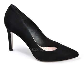 BRAVO MODA 1373/CZARNY ZAMSZ