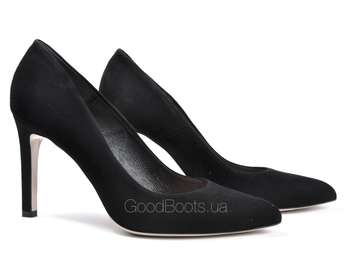 BRAVO MODA 1373/CZARNY ZAMSZ