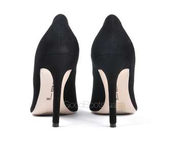 BRAVO MODA 1626/CZARNY ZAMSZ