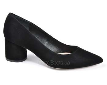BRAVO MODA 1692/CZARNY ZAMSZ