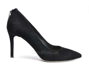 BRAVO MODA 1837/CZARNY ZAMSZ