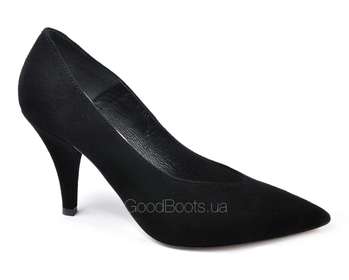 BRAVO MODA 1764/CZARNY ZAMSZ