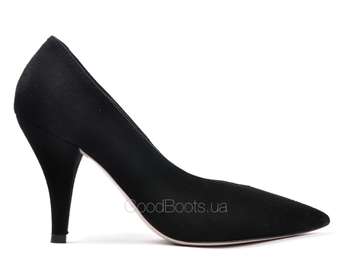 BRAVO MODA 1764/CZARNY ZAMSZ