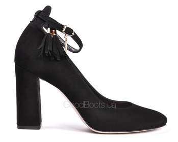 BRAVO MODA 1673/CZARNY ZAMSZ