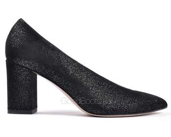BRAVO MODA 1584/CZARNY BROKAT