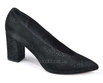 BRAVO MODA 1584/CZARNY BROKAT