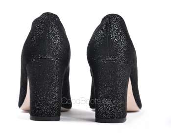 BRAVO MODA 1584/CZARNY BROKAT