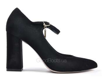 BRAVO MODA 1614/CZARNY ZAMSZ