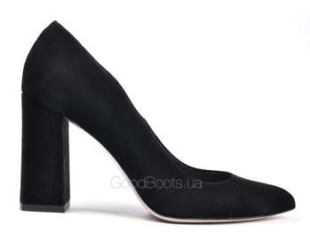 BRAVO MODA 1605/CZARNY ZAMSZ