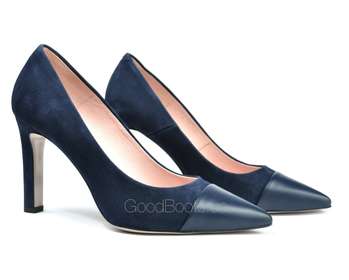 Bravo Moda 1788/BLUE ZAMSZ+GRANAT