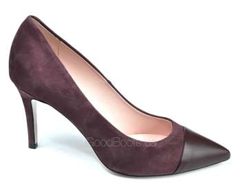 Bravo Moda1782/SLIWKA ZAMSZ+SKORA