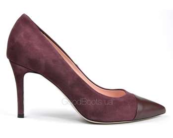 Bravo Moda1782/SLIWKA ZAMSZ+SKORA