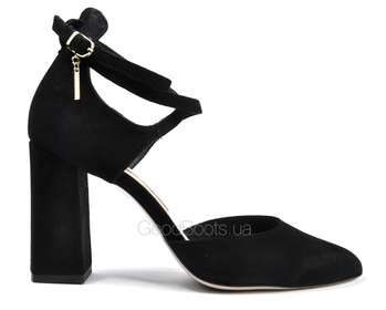 BRAVO MODA 1728/CZARNY ZAMSZ